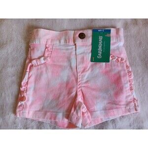 Shorts 3 To 6 Months New Garanimals Girls Tie Dye Pink Baby